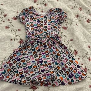 Dot dot smile cap sleeve dress